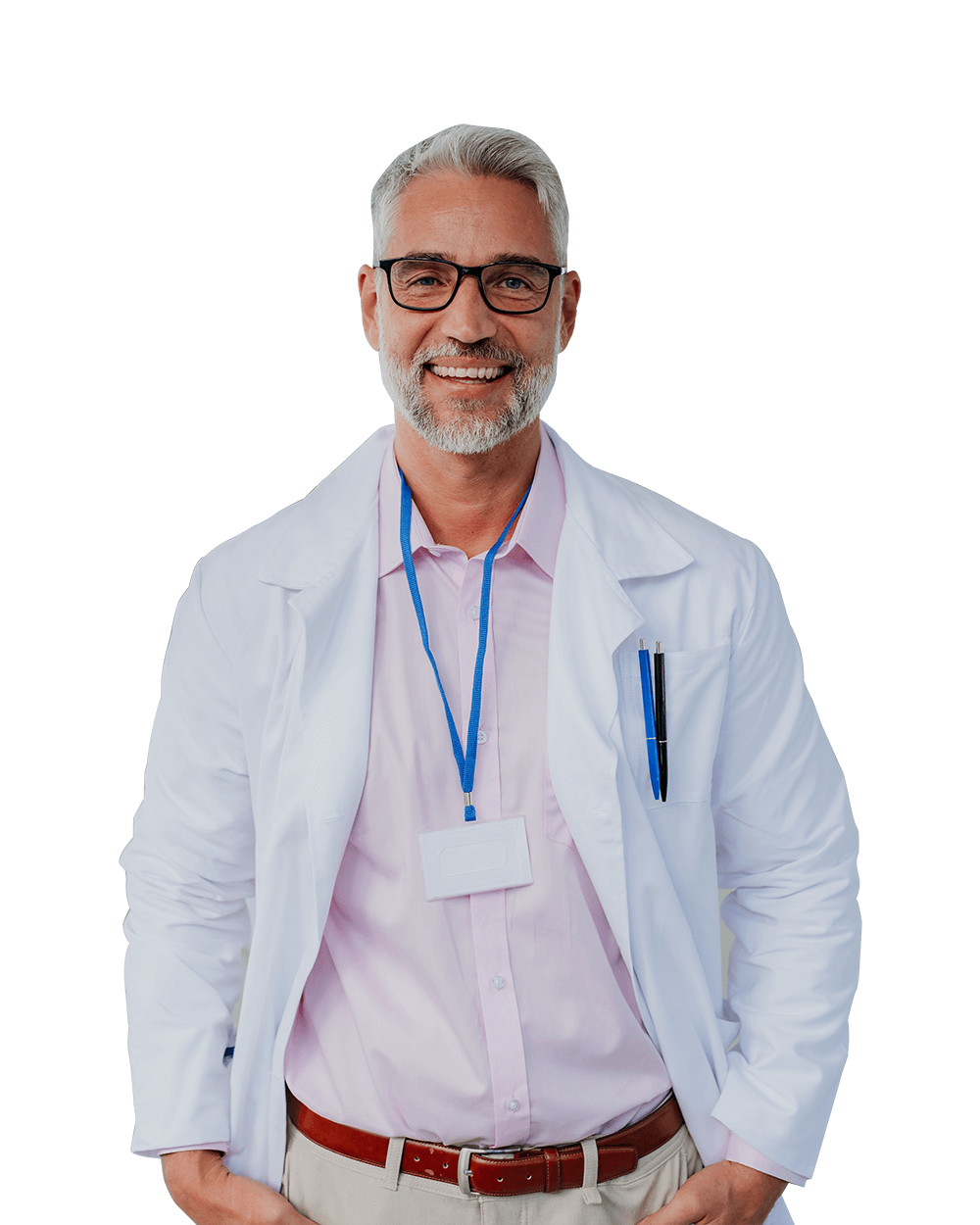 portrait of happy doctor at hospital corridor cx3vsgm 1.png